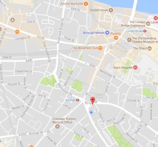 Map showing where our office is