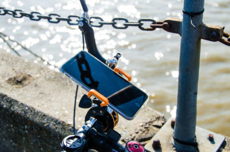 Bike with phone using sport tech