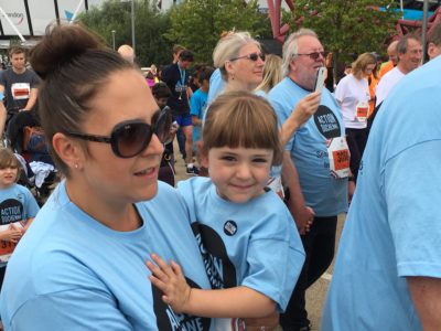 Mother and daughter taking part in Parallel London 2017