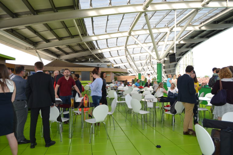 People Networking at KIA Oval