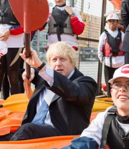 Boris Johnson, Mayor of London, at the launch of London Sport