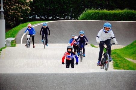 Children during a BMX session in Peckham
