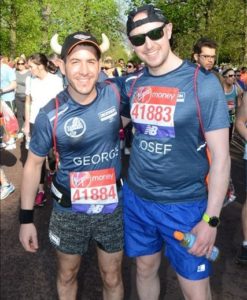Josef Baines and George Haddad - London Sport's Marathon Runners